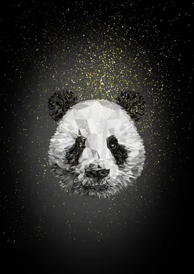 Panda poster on Behance