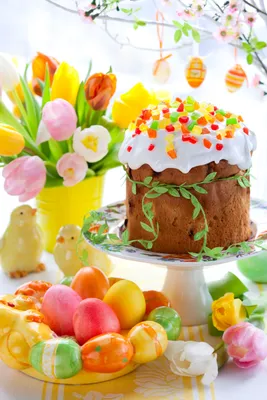 Easter cakes, Easter table, Happy easter pictures