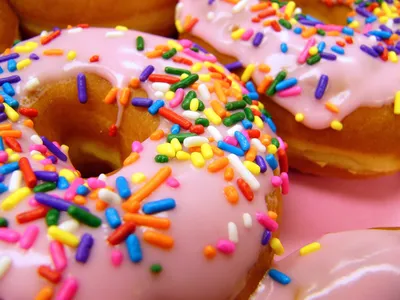 Wallpaper Food Donuts boards baking Sweets Icing sugar 640x960