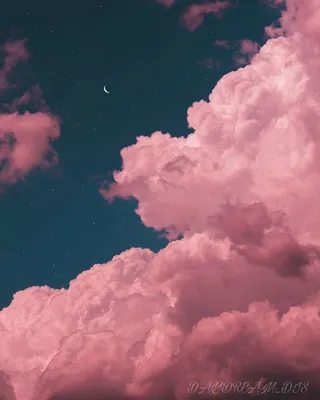 Розовые облака | Pink wallpaper, Aesthetic, Aesthetic space