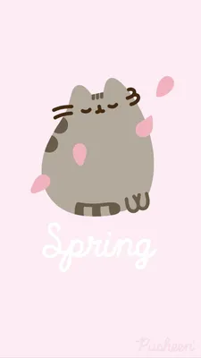 Spring Pusheen Wallpapers - Wallpaper Cave