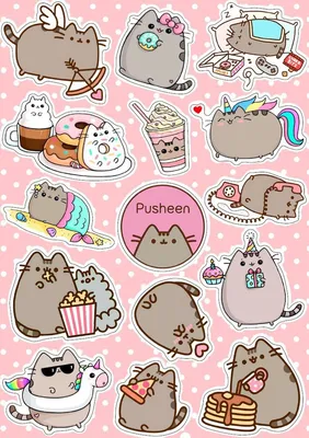 halloween, pusheen cat and wallpaper - image #6389234 on Favim.com