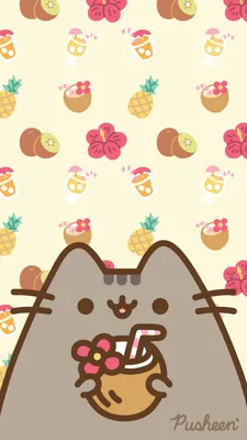 Набор виниловых наклеек, стикеров: кот Пушин, Pusheen Cat (на листе формата  А5) - купить с доставкой по выгодным ценам в интернет-магазине OZON  (885924499)