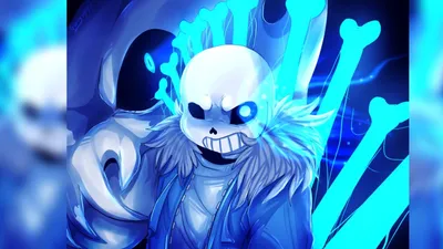 Скачать обои черепа, Undertale, Санс, Андертейл, раздел игры в разрешении  1280x1024