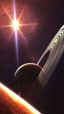 Сатурн | Space iphone wallpaper, Planets wallpaper, Hd space