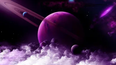 Wallpaper Saturn, planet, purple, 4k, Space #16672 - Page 4