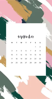 September 2018 Wallpaper calendar iPhone | Calendar wallpaper, How to plan,  Calendar