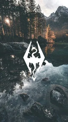 This is so cool. Although it's the Windhelm symbol and I'm apart of the  Imperial Legion. | Skyrim wallpaper, Skyrim art, Elder scrolls v skyrim