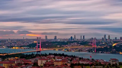 Обои Sunset in Istanbul на телефон iPhone 8 Plus