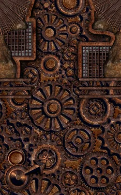 Cool Wallpapers and Keyboard - Steampunk Pipes для Android — Скачать