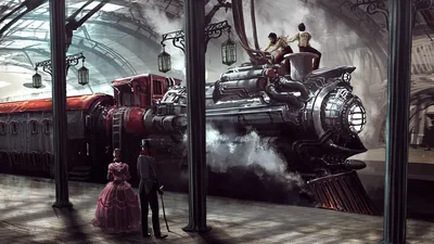 Скачать обои стимпанк, Ventage, винтаж. steampunk, раздел стиль в  разрешении 1920x1080