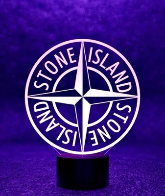 3Д-светильник \"Stone Island\" – купить по низкой цене (1490 руб) у  производителя в Москве | Интернет-магазин «3Д-Светильники»