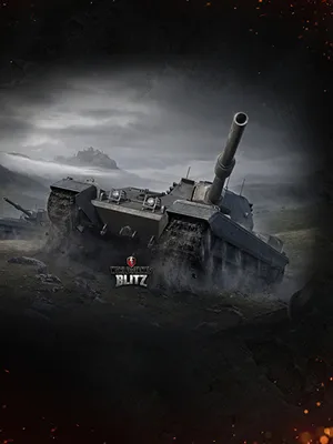 Обои для рабочего стола WOT танк английская Blitz, FV215b 600x800