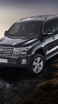 Обои Toyota Land Cruiser 200 SUV для телефона и на рабочий стол iPhone 7  Plus