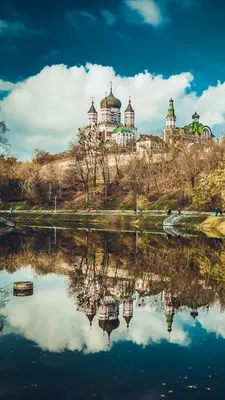 Nature Cathedral Church Pond Reflection Landscape iPhone 8 Wallpapers |  Landscape wallpaper, Phone wallpaper images, Cool wallpapers for phones