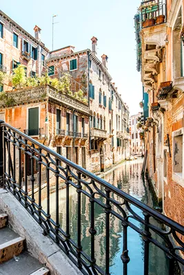 Images Venice Italy Canal Stairs Houses Cities 640x960