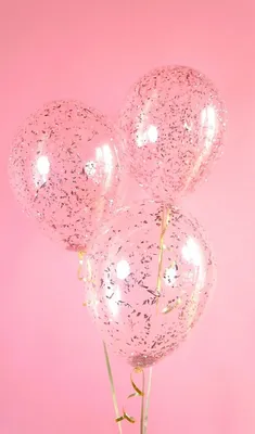 Pin by Sungura on Cute and Girly Things♡ | Pink glitter confetti, Glitter  balloons, Pink glitter