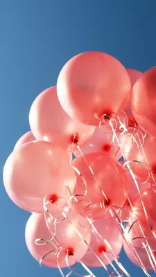 Cool Pink Balloons Iphone Background. | Воздушный шар, Обои для iphone,  Розовые воздушные шары