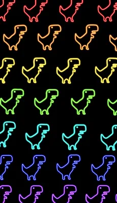 Neon Rainbow Dinosaurs | Trippy iphone wallpaper, Cute patterns wallpaper,  Cute tumblr wallpaper