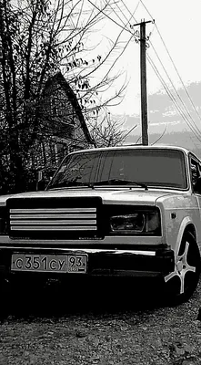 Скачать обои Тюнинг, Черная, Car, Автомобиль, Lada, Black, Wallpapers,  Лада, раздел другие марки в разрешении 1920x1080