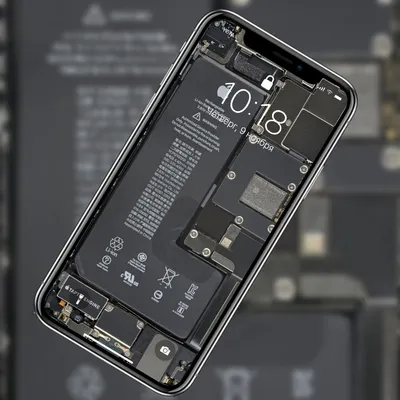 Скачайте эти прозрачные обои для iPhone 15 Pro. С ними видно, что стоит в  смартфоне внутри