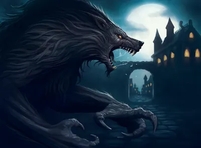 Скачать обои Werewolf на рабочий стол из раздела картинок Оборотни