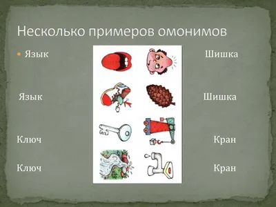 Омонимы: примеры употребления в русском языке Омонимы - это слова,  одинаковые по звуковому составу, но не.. | ВКонтакте