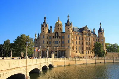 Man Made Schwerin Palace HD Wallpaper