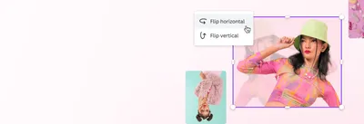 Перевернуть изображение, картинку, фотографию онлайн бесплатно с Canva