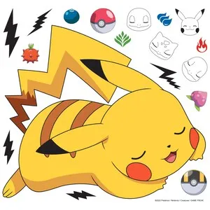 Pokemon Pikachu Dictionary Art Print Poster Picture Anime Manga | eBay