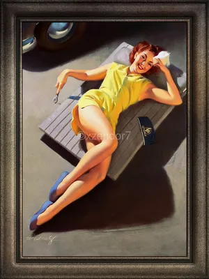 Retro Pin-Up Girl A Timeless Beauty Illustration, AI Generated Stock  Illustration | Adobe Stock