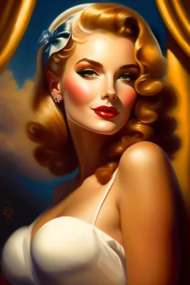 Retro Pin-Up Girl\" Poster for Sale by FreeGlim | Redbubble