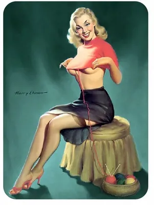 Vintage Retro Pin Up Girls Clipart FREE Graphic by Digital Magpie Design  Studio · Creative Fabrica