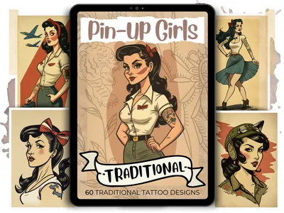 Custom pin-up portrait – Make yourself a pin-up girl – Classic pin-up art