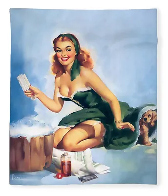 Safari Pin-up Girl by Gil Elvgren Pin-up Girl Vintage Art - xzendor7