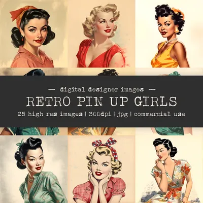 Pin-up Girls Traditional Tattoo Designs | PDF Reference Designs for Ta