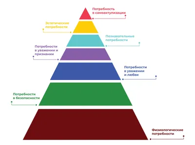 Пирамида потребностей Маслоу, потребности человека