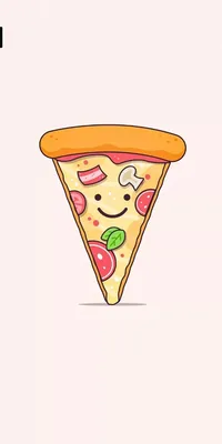 Pin by Heather on pizza and other food drawing | Eclectic wallpaper,  Aesthetic iphone wallpaper, Cute cartoon pictures