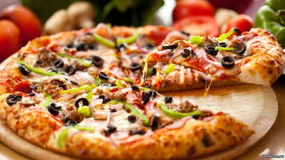 Скачать обои \"Пицца (Pizza)\" на телефон в высоком качестве, вертикальные  картинки \"Пицца (Pizza)\" бесплатно