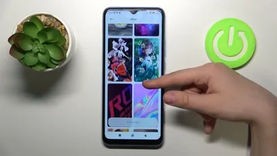 Как поменять обои на Redmi 10C / Как изменить заставку экрана на Redmi 10C  - YouTube