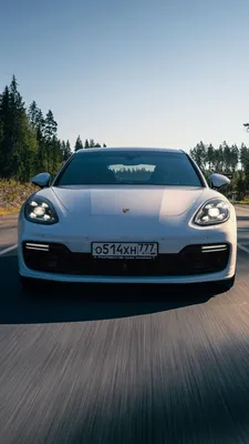 2018 Porsche Panamera Turbo S E-Hybrid, sports car, on-road, front wallpaper