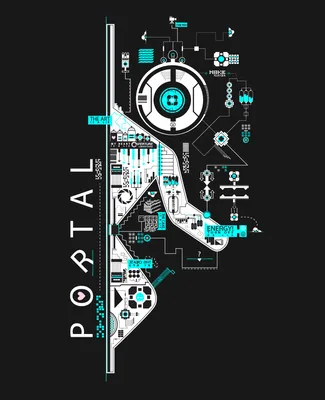 Portal.by Bruno Pires Santos. | Portal game, Portal wallpaper, Portal 2