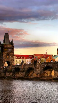 Обои Charles Bridge In Prague на телефон iPhone 7 Plus