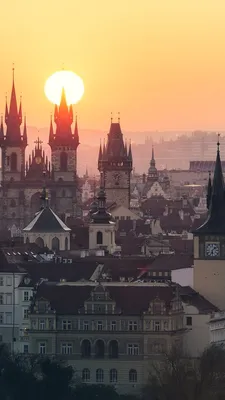 Wallpaper Prague, Czech Republic, city, buildings, sunrise, morning  1920x1200 HD Picture, Image