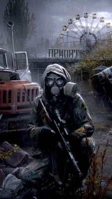 Chernobyl black wallpaper | Post apocalyptic art, Apocalypse art, Concept  art characters