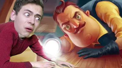 Картинка для торта \"Привет Сосед (Hello Neighbor)\" - PT102023 печать на  сахарной пищевой бумаге