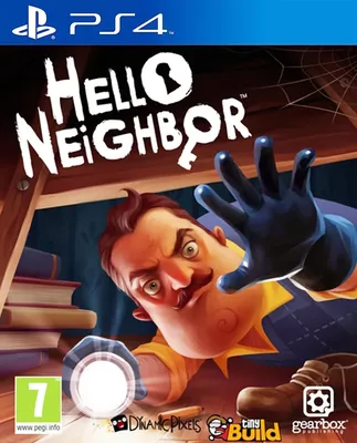 Картинка для торта \"Привет Сосед (Hello Neighbor)\" - PT102024 печать на  сахарной пищевой бумаге