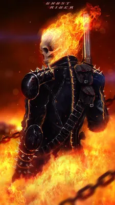 Скачать картинку на телефон бесплатно: Кино, Призрачный гонщик (Ghost Rider)