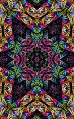 Обои на телефон: Psychedelic, психоделика, Fractals