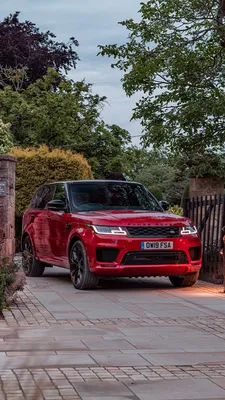 Photos Range Rover SUV 2019-20 Sport HST Red Cars Metallic 1080x1920